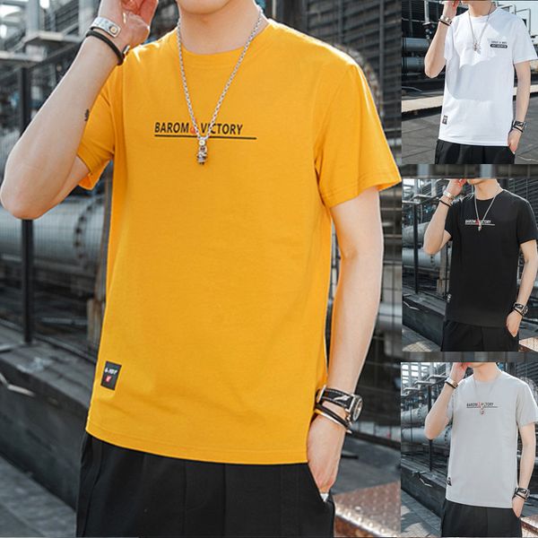2021 new summer men's short sleeve t-shirt men's korean ins fashion half sleeve t-shirt men's fashion, Black;brown
2021 new summer men's short sleeve t-shirt men's korean ins fashion half sleeve t-shirt men's fashion, Black;brown