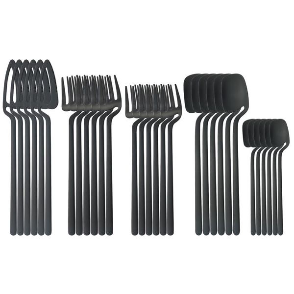flatware sets 30pcs matte 18/10 stainless steel cutlery set knife fork dessert coffee tea spoon dinnerware kitchen tableware
flatware sets 30pcs matte 18/10 stainless steel cutlery set knife fork dessert coffee tea spoon dinnerware kitchen tableware