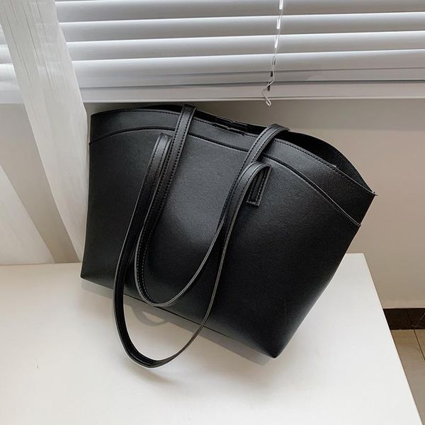 evening bags pu leather shoulder women's bag fashion large capacity vintage simple casual female tote shopper for women designer handba
evening bags pu leather shoulder women's bag fashion large capacity vintage simple casual female tote shopper for women designer handba