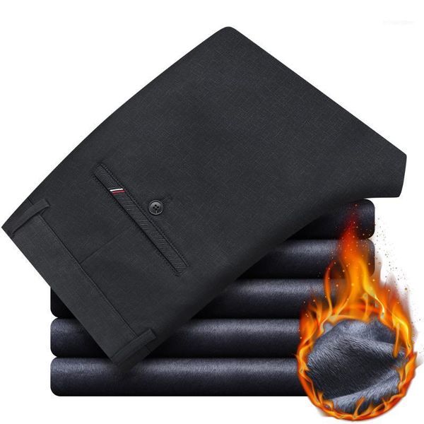 men's pants winter plush warm casual classic black / dark blue business thick plaid elastic office brand pants1
men's pants winter plush warm casual classic black / dark blue business thick plaid elastic office brand pants1
