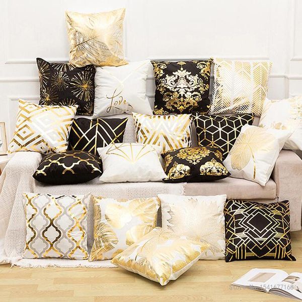cushion/decorative pillow bronzing geometric pattern hug pillowcase without core 45x45cm home decoration waist sofa cushion cover
cushion/decorative pillow bronzing geometric pattern hug pillowcase without core 45x45cm home decoration waist sofa cushion cover