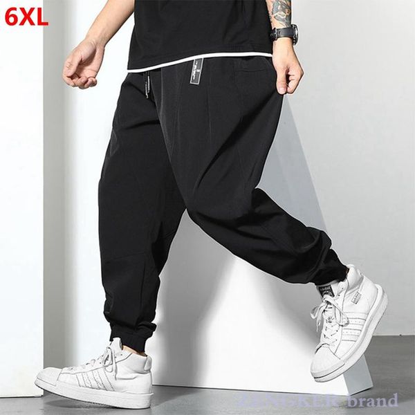 men's pants thin section plus size fashion brand summer sports cropped trousers small feet casual light breathable, Black
men's pants thin section plus size fashion brand summer sports cropped trousers small feet casual light breathable, Black