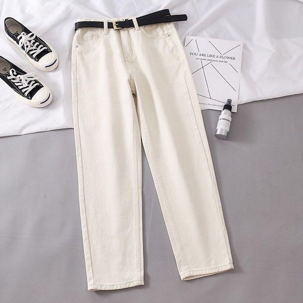 women jeans pants leisure loose casual high waist vintage straight korean style all-match simple denim trousers women's & capris, Black;white
women jeans pants leisure loose casual high waist vintage straight korean style all-match simple denim trousers women's & capris, Black;white