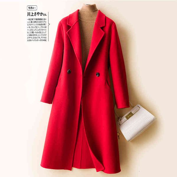 women's wool & blends 100% coat woman long autumn double sided en jackets for women 2021 winter coats clothes sobretudo feminino 2021 w, Black
women's wool & blends 100% coat woman long autumn double sided en jackets for women 2021 winter coats clothes sobretudo feminino 2021 w, Black
