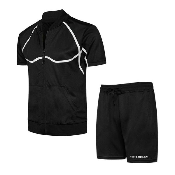 jogging clothing 2021 summer men short sleeve sets fashion 2 pieces suits black gray colors eu size s-2xl, Black;red
jogging clothing 2021 summer men short sleeve sets fashion 2 pieces suits black gray colors eu size s-2xl, Black;red