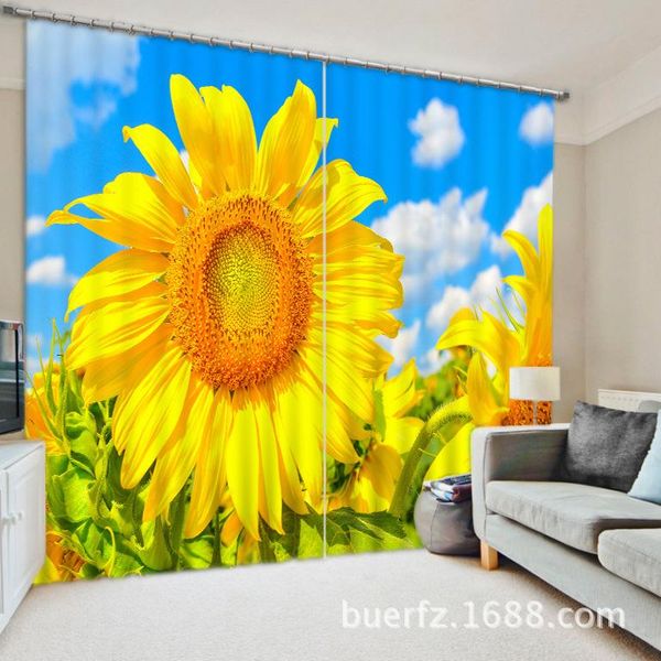 curtain & drapes 2021 modern elegent sun flower 3d blackout curtains for bedding room living el cortinas para sala
curtain & drapes 2021 modern elegent sun flower 3d blackout curtains for bedding room living el cortinas para sala