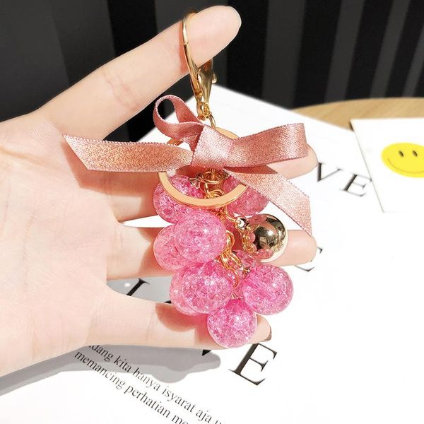 keychains cute crystal grape key chain ribbon bowknot trinket girl bag pendant ring round ball beads keychain jewelry accessories, Silver
keychains cute crystal grape key chain ribbon bowknot trinket girl bag pendant ring round ball beads keychain jewelry accessories, Silver