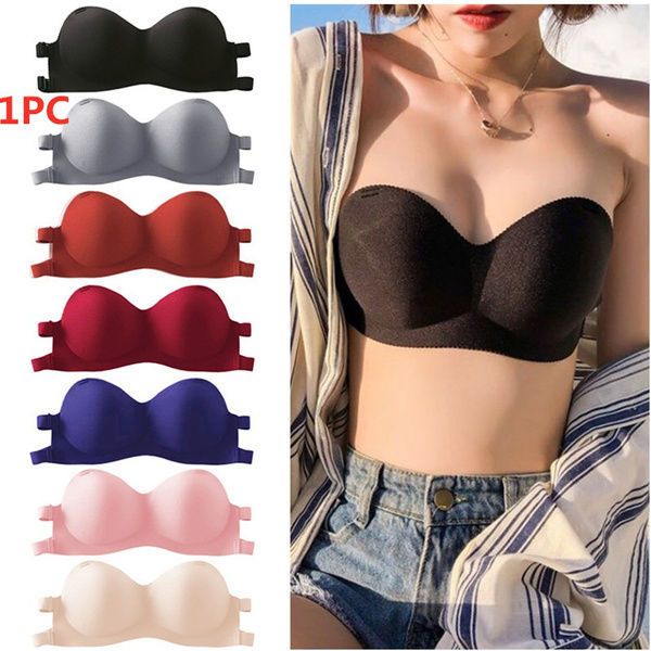 fashion comfortable strapless backless transparent invisible bras underwear push up bra seamless gather non-slip breathable underwear, Red;black
fashion comfortable strapless backless transparent invisible bras underwear push up bra seamless gather non-slip breathable underwear, Red;black