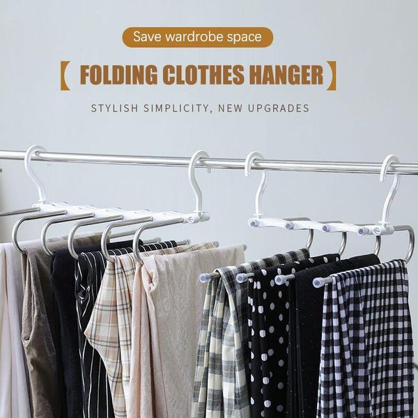 hangers & racks folding stainless steel drying rack s-shaped trouser storage multi-function multi-layer
hangers & racks folding stainless steel drying rack s-shaped trouser storage multi-function multi-layer