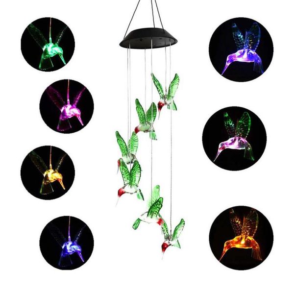 party decoration led colorful wind chime solar power lamp crystal hummingbird butterfly waterproof outdoor garden windchime light
party decoration led colorful wind chime solar power lamp crystal hummingbird butterfly waterproof outdoor garden windchime light