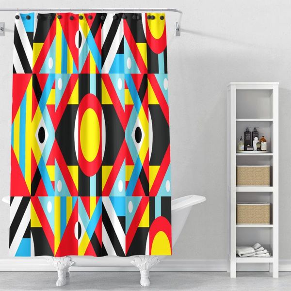 modern colorful geometry shower curtains waterproof bath for bathroom bathtub large wide bathing cover 12 hooks
modern colorful geometry shower curtains waterproof bath for bathroom bathtub large wide bathing cover 12 hooks