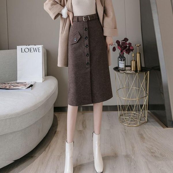 skirts korea style woolen skirt women 2021 mid high waist bodycon split large a100 size office knee length winter, Black
skirts korea style woolen skirt women 2021 mid high waist bodycon split large a100 size office knee length winter, Black