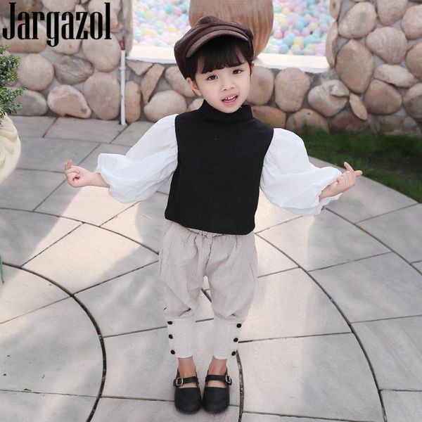 shirts jargazol fashion baby girls blouse puff long sleeve 2-6 years toddler kids autumn spring children shirt costume, White;black
shirts jargazol fashion baby girls blouse puff long sleeve 2-6 years toddler kids autumn spring children shirt costume, White;black