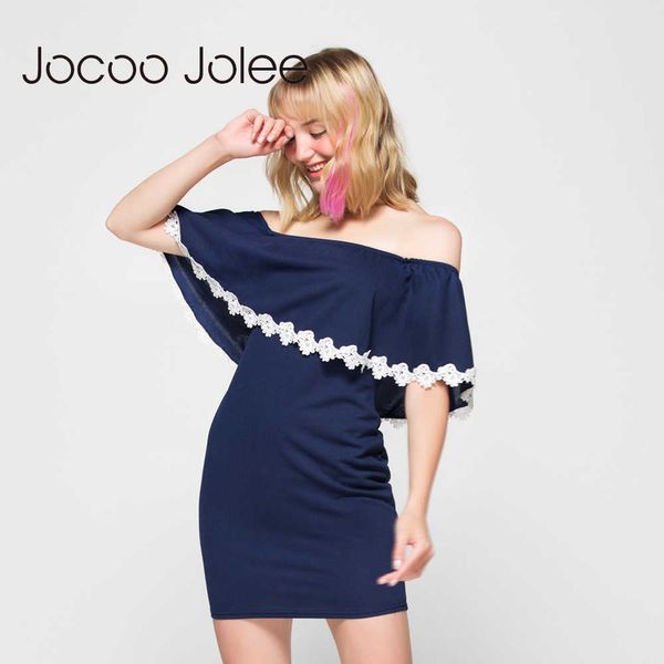 jocoo jolee summer women fashion dresses straight ruffles mini butterfly sleeve slash neck s-xl size dress vestidos 210619, Black;gray
jocoo jolee summer women fashion dresses straight ruffles mini butterfly sleeve slash neck s-xl size dress vestidos 210619, Black;gray