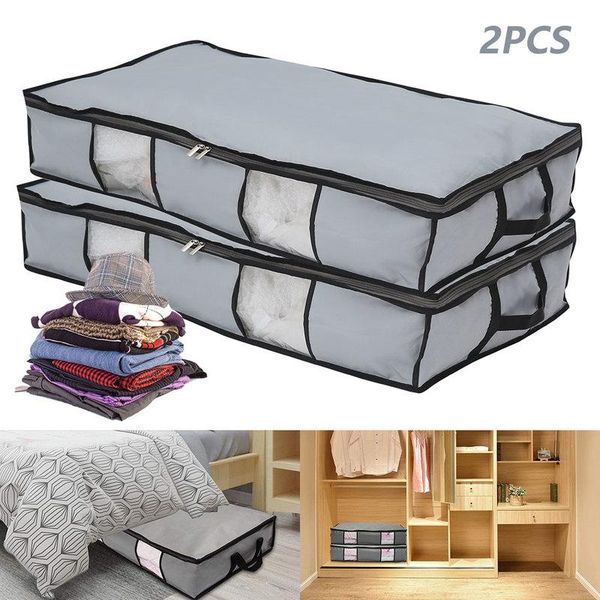2pcs non-woven underbed storage cabinet organizer family save space organizador under bed closet box clothes quilt bag clothing & wardrobe
2pcs non-woven underbed storage cabinet organizer family save space organizador under bed closet box clothes quilt bag clothing & wardrobe