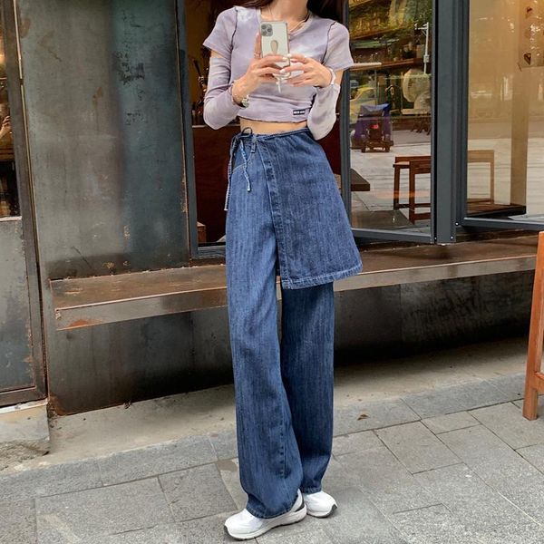 women's jeans autumn/winter two piece set can be matched separately with pants 2021 straight tube versatile high waist thin denim, Blue
women's jeans autumn/winter two piece set can be matched separately with pants 2021 straight tube versatile high waist thin denim, Blue