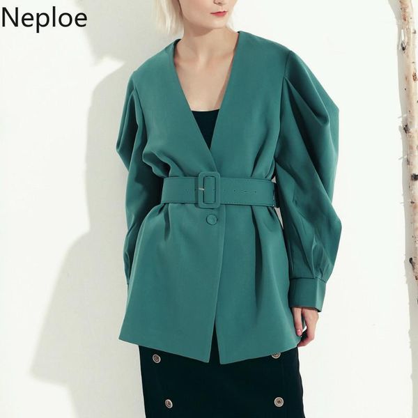 women's suits & blazers neploe retro solid v neck batwing long sleeve jacket slim waist belt single button coat autumn spring 47612, White;black
women's suits & blazers neploe retro solid v neck batwing long sleeve jacket slim waist belt single button coat autumn spring 47612, White;black