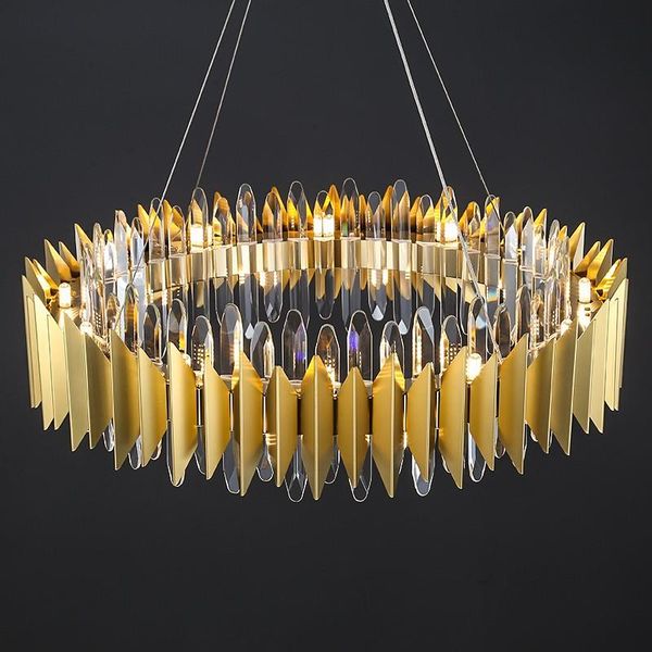 modern led luxury crystal chandelier living room dining el simple creative lighting round decor hanging lamp chandeliers
modern led luxury crystal chandelier living room dining el simple creative lighting round decor hanging lamp chandeliers
