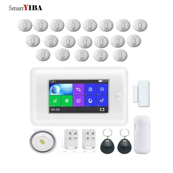 alarm systems smartyiba touch screen 4.3 inch wireless wifi gsm gprs rfid home security burglar system smoke fire sensor
alarm systems smartyiba touch screen 4.3 inch wireless wifi gsm gprs rfid home security burglar system smoke fire sensor