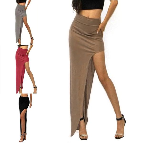 skirts lxae women summer high waist open side split bodycon maxi long skirt solid color package hip stretchy party clubwear, Black
skirts lxae women summer high waist open side split bodycon maxi long skirt solid color package hip stretchy party clubwear, Black