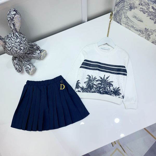 luxury kids hooded+ skirt sets childrens autumn d letter print design skirts white coat set girls sports wear size 110-160
luxury kids hooded+ skirt sets childrens autumn d letter print design skirts white coat set girls sports wear size 110-160