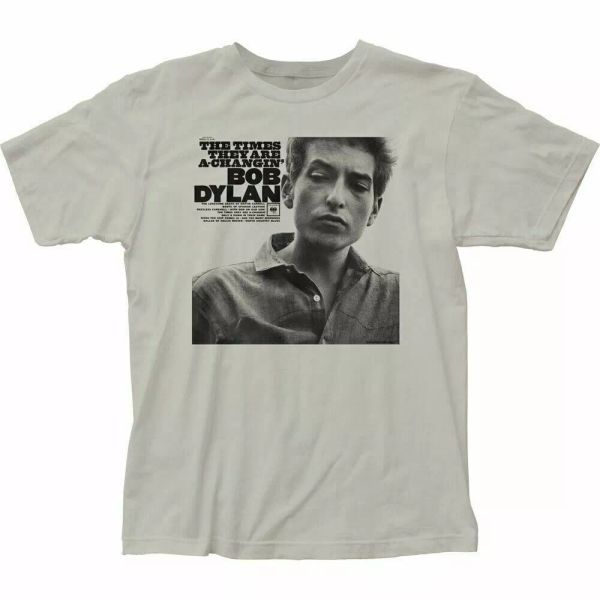 bob dylan times they are a-changin t shirt mens licensed rock n roll music grey, White;black
bob dylan times they are a-changin t shirt mens licensed rock n roll music grey, White;black