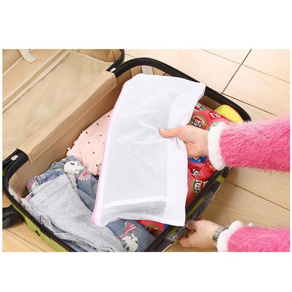 creative zippered foldable nylon laundry bag bra socks underwear clothes washing machine protection net mesh bags
creative zippered foldable nylon laundry bag bra socks underwear clothes washing machine protection net mesh bags