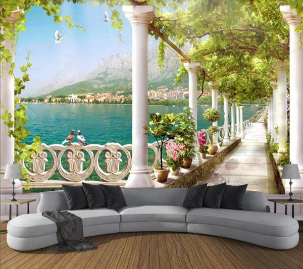 wallpapers papel de parede colonnade beautiful lake scenery background wall 3d wallpaper mural,living room bedroom papers home decor
wallpapers papel de parede colonnade beautiful lake scenery background wall 3d wallpaper mural,living room bedroom papers home decor