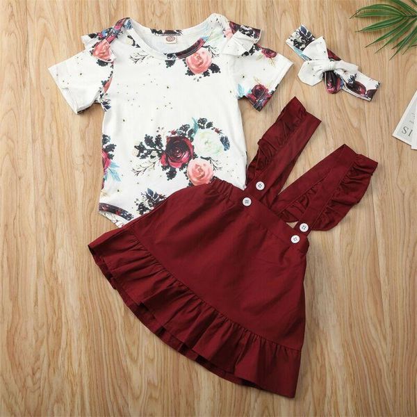 baby & children's 6m-24m born girl floral romper bodysuit strap skirts outfits 3pcs clothing sets, White
baby & children's 6m-24m born girl floral romper bodysuit strap skirts outfits 3pcs clothing sets, White