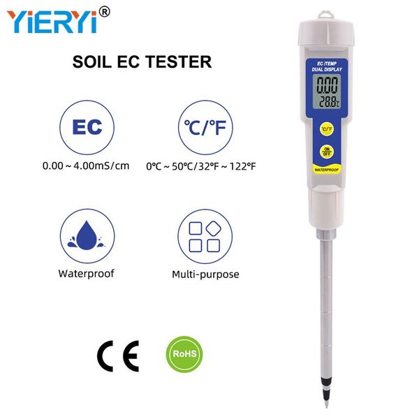 meters 2 in 1 soil ec temperature meter tester waterproof multipurpose conductivity measurement test with atc for planting garden tool
meters 2 in 1 soil ec temperature meter tester waterproof multipurpose conductivity measurement test with atc for planting garden tool