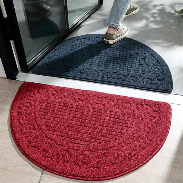 carpets solid color retro semi-circular dust removal door mat home household bathroom non-slip floor rug
carpets solid color retro semi-circular dust removal door mat home household bathroom non-slip floor rug