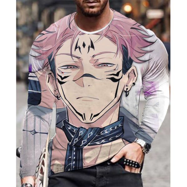 jujutsu kaisen pink pattern men's 3d printed t-shirt visual impact party round neck long sleeve designer plus size printed daily top, White;black
jujutsu kaisen pink pattern men's 3d printed t-shirt visual impact party round neck long sleeve designer plus size printed daily top, White;black