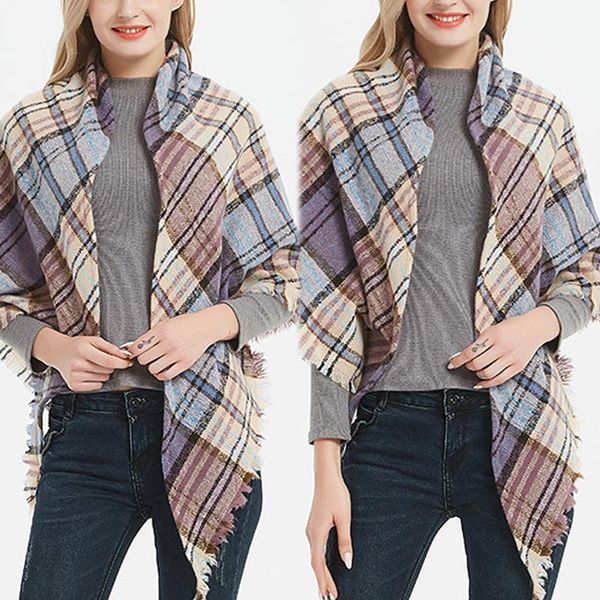 scarves autumn spring wraps circle shawl knitted accessories solid womens winter soft warm fringe tassels scarf, Blue;gray
scarves autumn spring wraps circle shawl knitted accessories solid womens winter soft warm fringe tassels scarf, Blue;gray