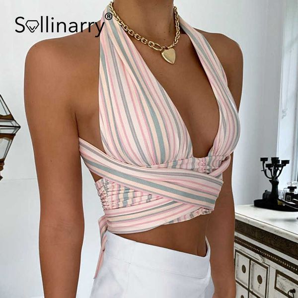 sollinarry night club deep v women fold camis street style y2k stripe bandage halter crop summer fashion female tank 210709, White
sollinarry night club deep v women fold camis street style y2k stripe bandage halter crop summer fashion female tank 210709, White