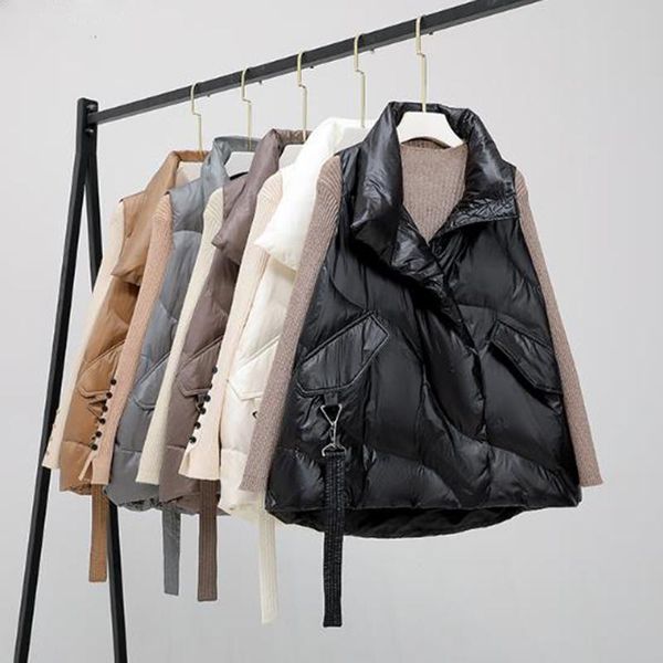 women's down & parkas sedutmo winter fashion thin duck vest women oversize pocket waistcoat autumn puffer jacket slim basic ed1668, Black
women's down & parkas sedutmo winter fashion thin duck vest women oversize pocket waistcoat autumn puffer jacket slim basic ed1668, Black