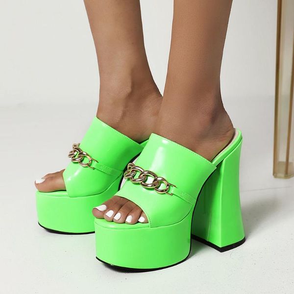 slippers doratasia 2021 summer slipper high heels platform shoes peep toe chain european style party women green, Black
slippers doratasia 2021 summer slipper high heels platform shoes peep toe chain european style party women green, Black