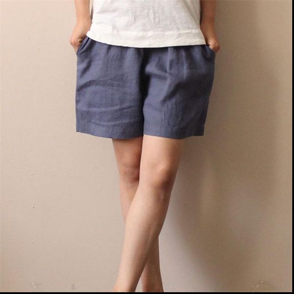 women shorts womens 5 colour elastic waist summer casual pockets loose brief linen, White;black 
women shorts womens 5 colour elastic waist summer casual pockets loose brief linen, White;black