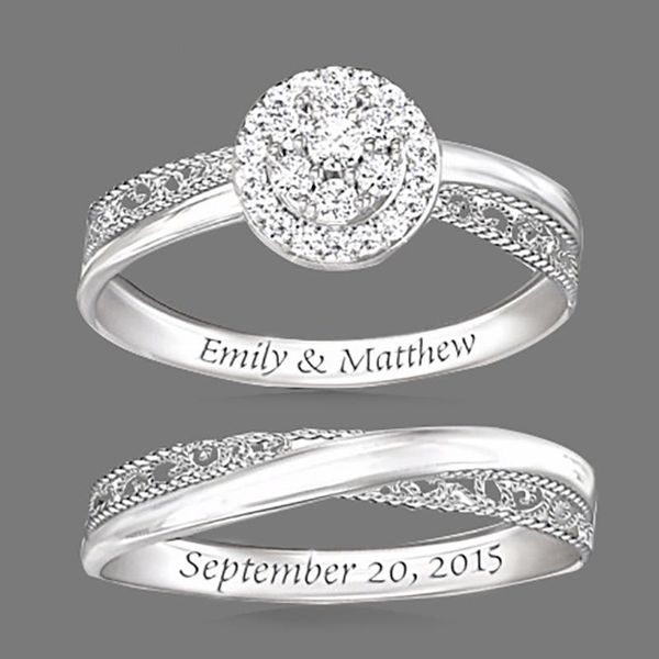 wedding rings fashion ladies ring round pattern cross white diamond hollow female set temperament girl jewelry, Slivery;golden
wedding rings fashion ladies ring round pattern cross white diamond hollow female set temperament girl jewelry, Slivery;golden