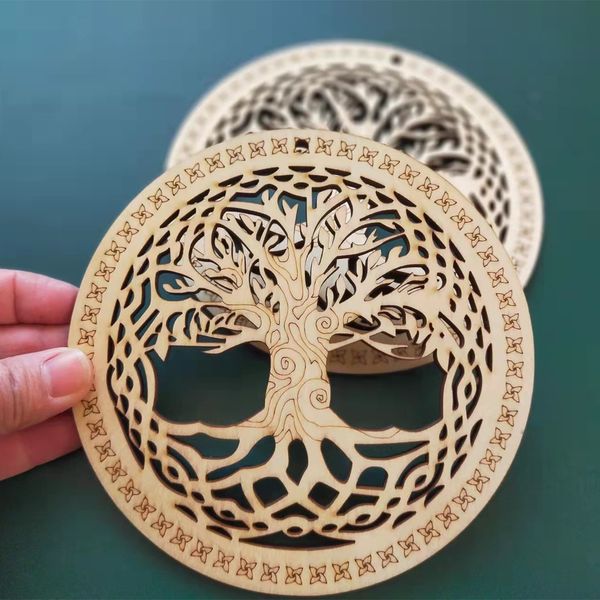 customized home decoration party supplies plywood natural rustic wooden hollow carved coaster mandala wood tree of life symbol home hanging
customized home decoration party supplies plywood natural rustic wooden hollow carved coaster mandala wood tree of life symbol home hanging
