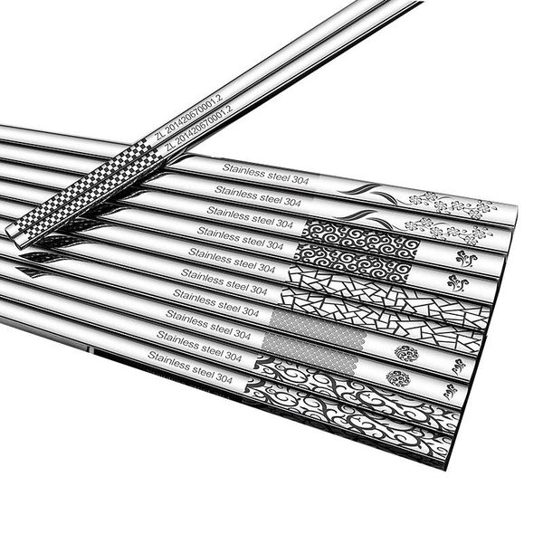 chopsticks 5 pair 23.5cm stainless steel anti-rolling laser engraving hollow fortune chopstick sticks tablewa
chopsticks 5 pair 23.5cm stainless steel anti-rolling laser engraving hollow fortune chopstick sticks tablewa