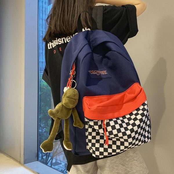 backpack large capacity students casual minimalism style nylon waterproof schoolbag pure color computer travel bag cool
backpack large capacity students casual minimalism style nylon waterproof schoolbag pure color computer travel bag cool