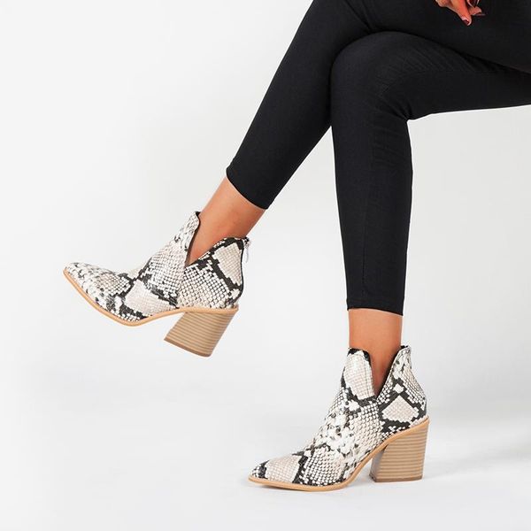 boots leopard print short women 2021 european and american high-heeled thick heel pointed nude, Black
boots leopard print short women 2021 european and american high-heeled thick heel pointed nude, Black