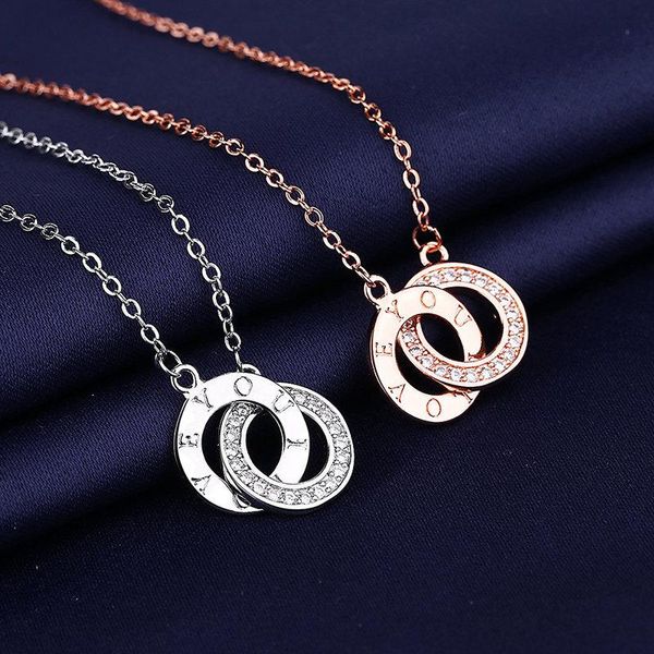 pendant necklaces geometric double circle pendants for women cubic zirconia love letter necklace fashion brand cute jewelry z478, Silver
pendant necklaces geometric double circle pendants for women cubic zirconia love letter necklace fashion brand cute jewelry z478, Silver