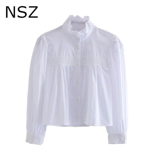 women oversized cotton white lace crop blouse puff sleeve peated shirt fall fashion short smock tunic blusa mujer women's blouses & shi
women oversized cotton white lace crop blouse puff sleeve peated shirt fall fashion short smock tunic blusa mujer women's blouses & shi