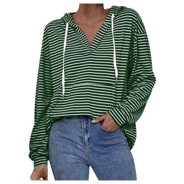 women's hoodies & sweatshirts striped printed harajuku pullover for women casual loose hooded drawstring blouse korean fashion sudadera, Black
women's hoodies & sweatshirts striped printed harajuku pullover for women casual loose hooded drawstring blouse korean fashion sudadera, Black