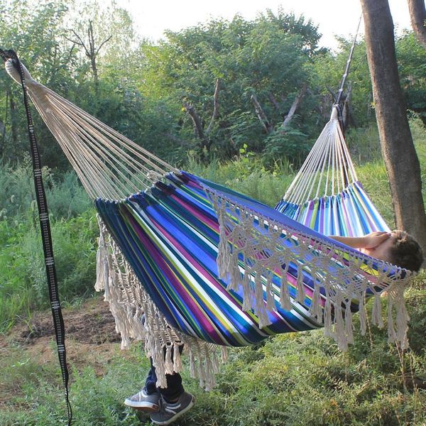 beige single hammock, hand-woven natural, cotton special fringe, fast camp furniture
beige single hammock, hand-woven natural, cotton special fringe, fast camp furniture
