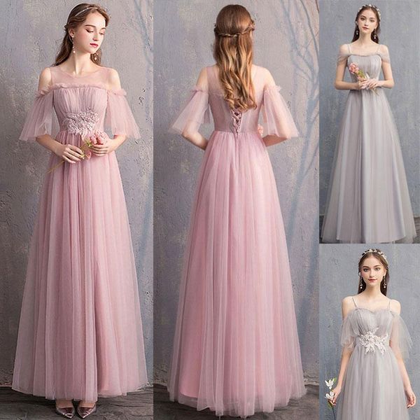 bridesmaid dress beauty-emily elegant v neck dresses appliques beads long lace up back tulle women party gowns for wedding guests, White;pink
bridesmaid dress beauty-emily elegant v neck dresses appliques beads long lace up back tulle women party gowns for wedding guests, White;pink