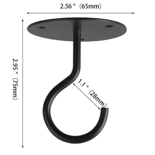 hooks & rails 2pcs ceiling hook accessories art balcony decor hanger household supplies
hooks & rails 2pcs ceiling hook accessories art balcony decor hanger household supplies