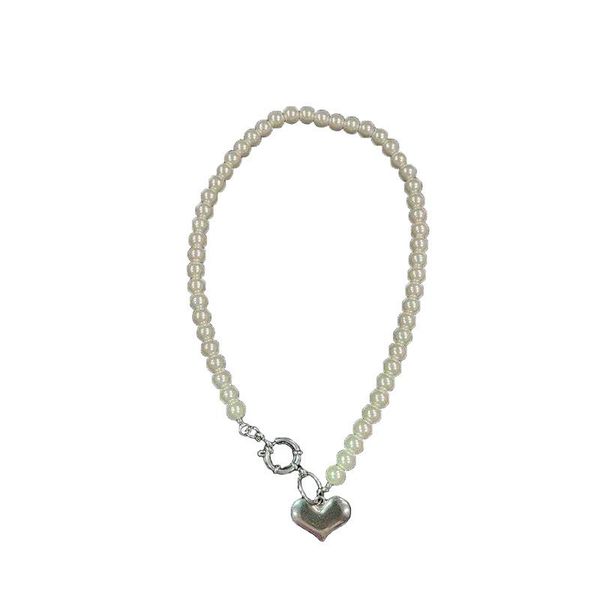 pendant necklaces 2021 love pearl necklace retro niche light luxury female ins style trendy cool european and american jewelry accessories, Silver
pendant necklaces 2021 love pearl necklace retro niche light luxury female ins style trendy cool european and american jewelry accessories, Silver