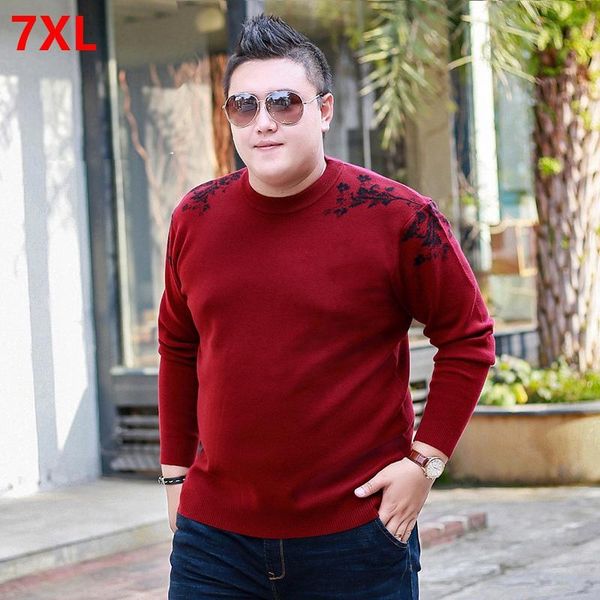winter men's elastic plus fertilizer xl round collar long sleeve knit sweater extra large thick warm red sweaters, White;black
winter men's elastic plus fertilizer xl round collar long sleeve knit sweater extra large thick warm red sweaters, White;black